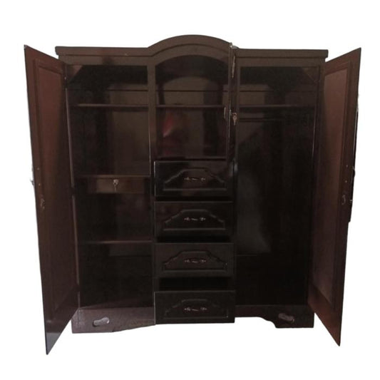 Ropero Shely 3 Cuerpos 4 Gavetas Al Centro Oscuro