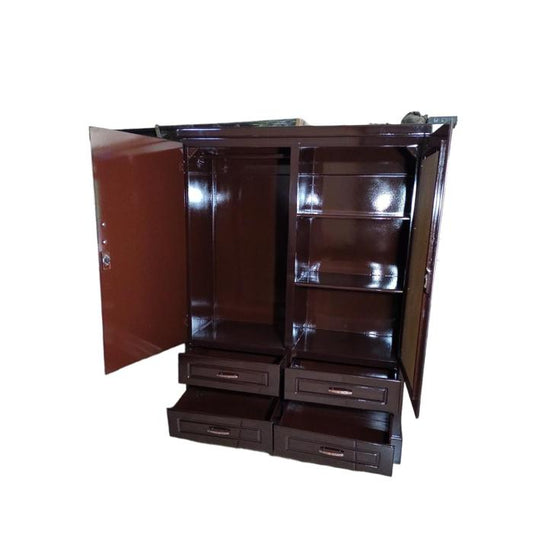 Ropero Shely 2 Cuerpos Liz 4 Gavetas Chocolate