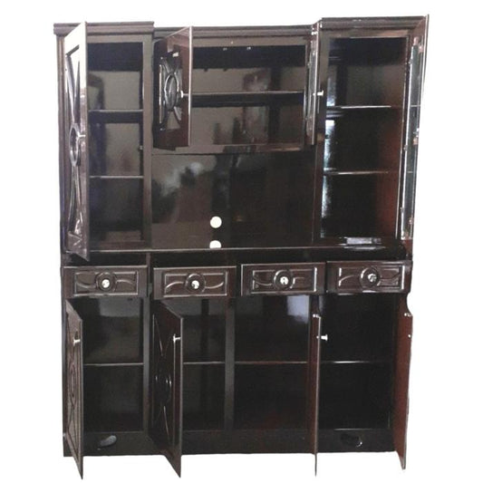 Alacena Shely 4 Puertas Florencia Chocolate