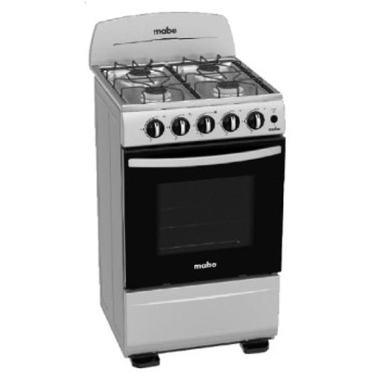 Estufa Mabe 20 Silver Enc. Elct 4/H C/Horno Ema 5110Ago