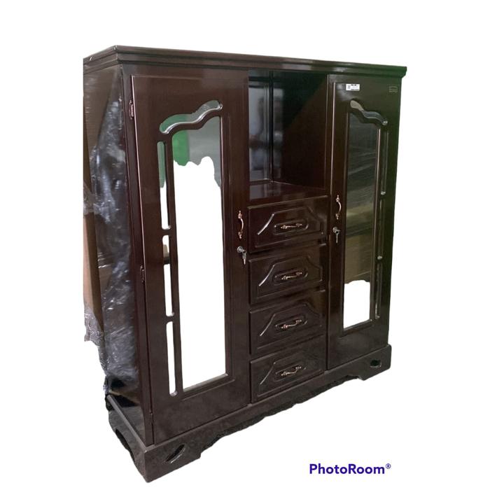 Ropero Shely 3 Cuerpos Marquesa Oscuro