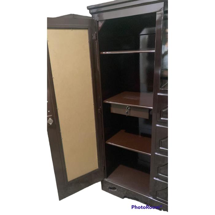 Ropero Shely 3 Cuerpos Marquesa Oscuro