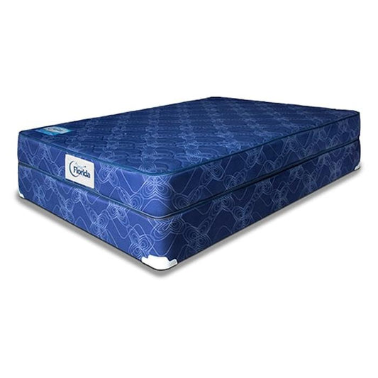 Set Cama Floridad Matrimonial Continental Azul