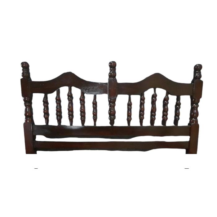 Cama Madera Galilea Matrimonial Torno/Obscuro