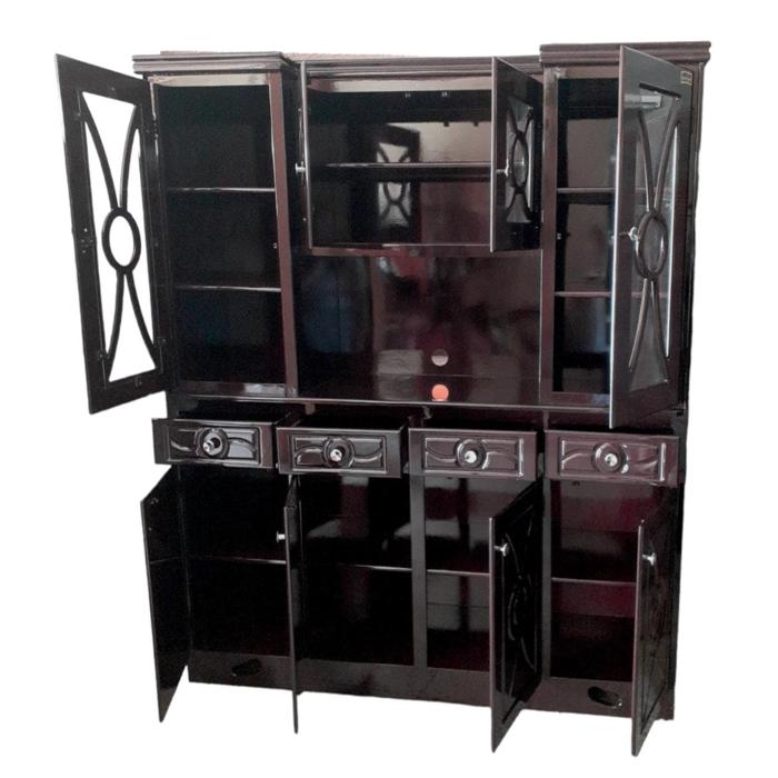 Alacena Shely 4 Puertas Florencia Chocolate