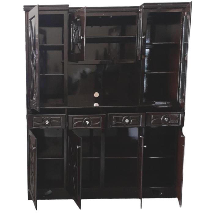 Alacena Shely 4 Puertas Florencia Chocolate