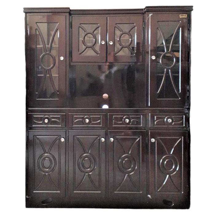 Alacena Shely 4 Puertas Florencia Chocolate