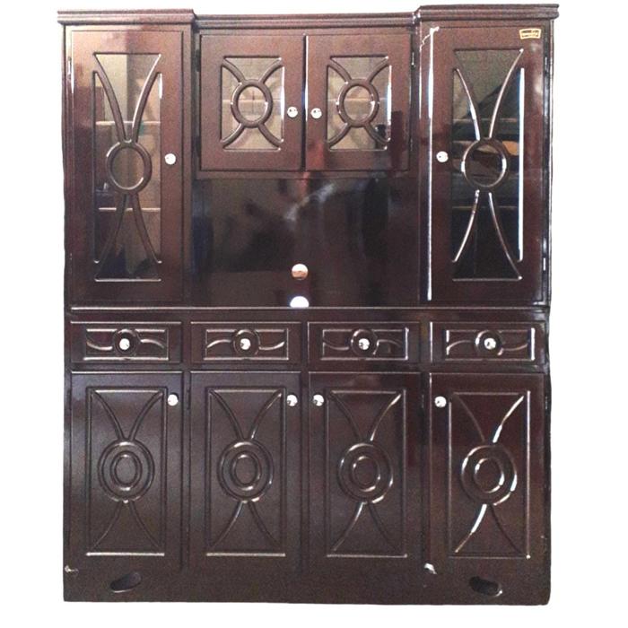 Alacena Shely 4 Puertas Florencia Chocolate