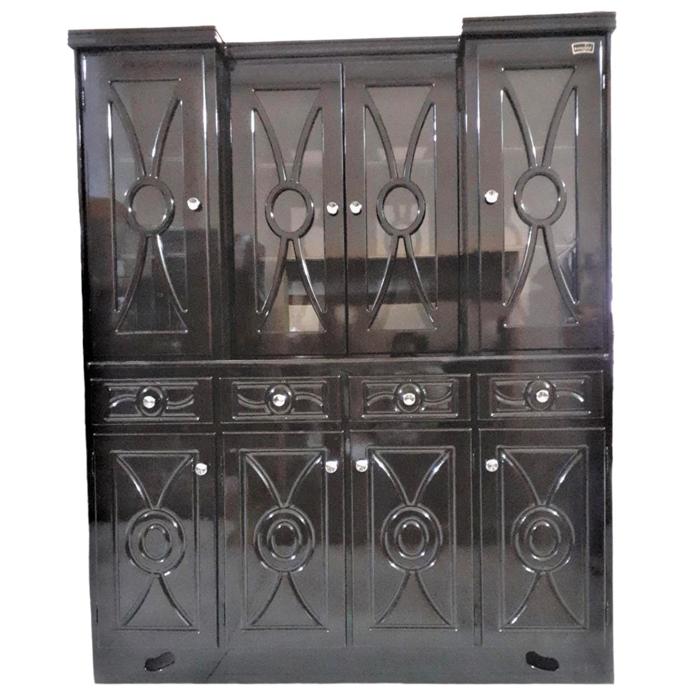 Alacena Shely 4 Puertas Florencia Chocolate