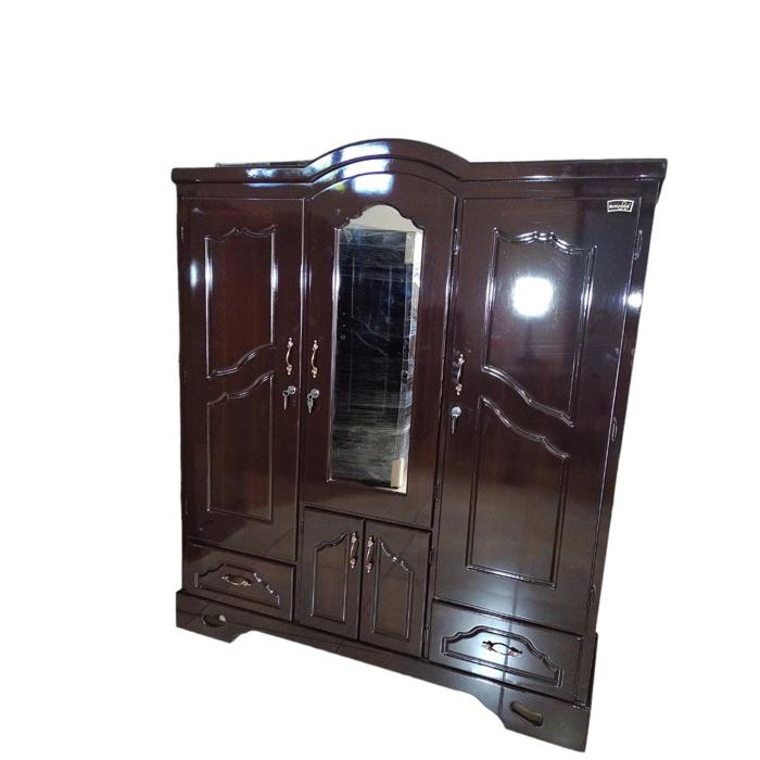 Ropero Shely 3 Cuerpos 5 Puertas Sencillo Chocolate