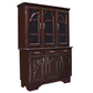 Platera Shely 3 Puertas Vitrina 3 Gavetas Cherry