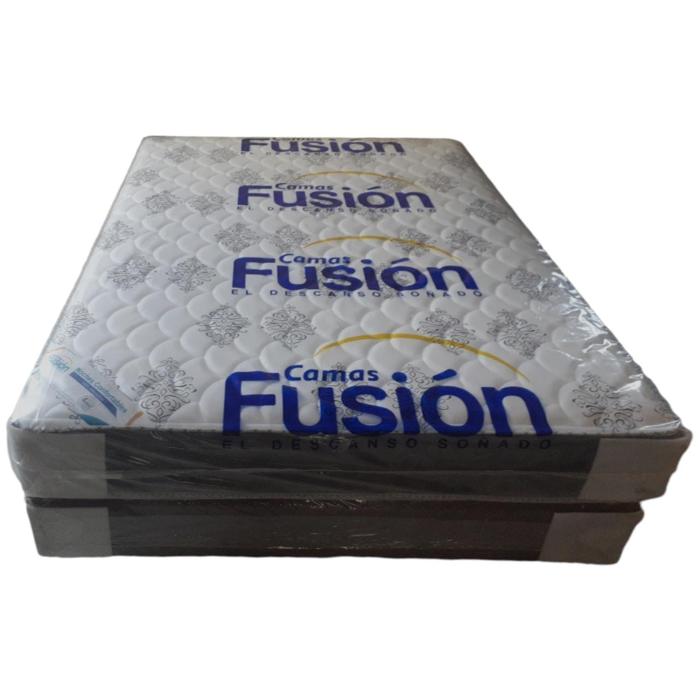 Set Cama Fusion Matrimonial Noches Confortables Knit 2 En 1