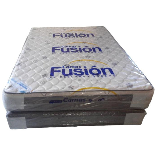 Set Cama Fusion Matrimonial Minerva Knit 2 En 1, 1 Pillow
