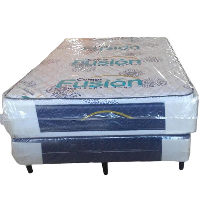 Set Cama Fusion Matrimonial Santa Lucia Pique 2 En 1, 2 Euro
